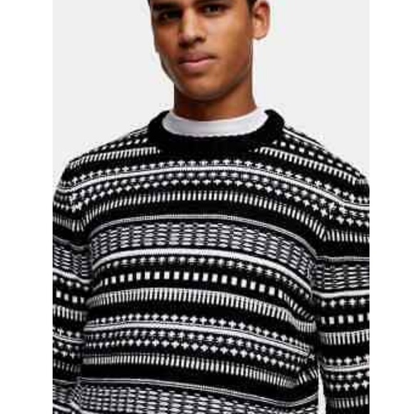 TOPMAN Fair Isle Sweater - Picture 3 of 5